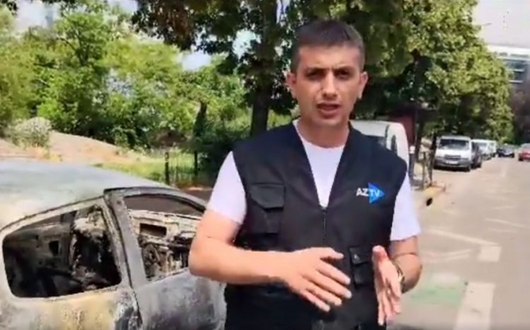 Fransada AzTV-nin çəkiliş qrupuna hücum olub, xəsarət yetirilib, texnikaları alınıb<font color=red> - VİDEO</font>