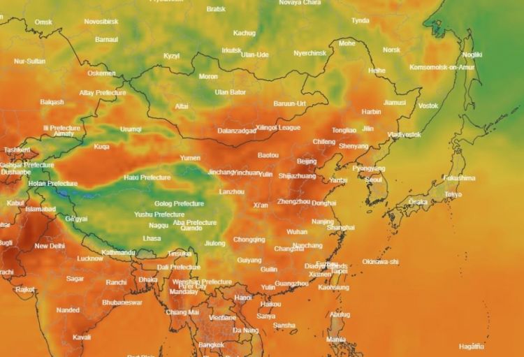  Çində anomal istilərlə əlaqədar “sarı” xəbərdarlıq yenilənib