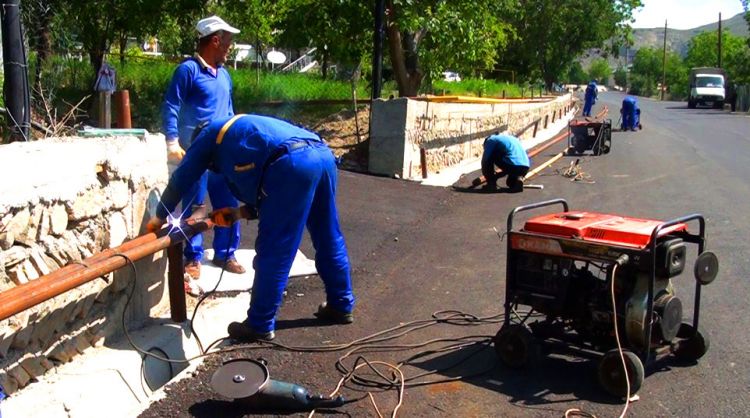 Kolanı kəndində quruculuq işləri  davam edir<font color=red> - VİDEO</font>