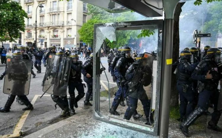 Fransada son üç gündə 3 mindən çox şəxs saxlanılıb