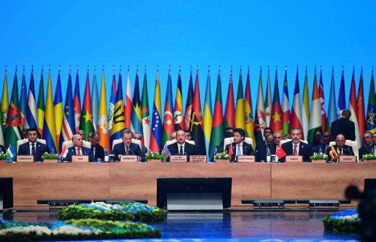 Prezident İlham Əliyev Bakıda keçirilən Qoşulmama Hərəkatının Əlaqələndirmə Bürosunun nazirlər görüşündə iştirak edib<font color='red'> - YENİLƏNİB 1</font><font color=red> - FOTOLAR</font>