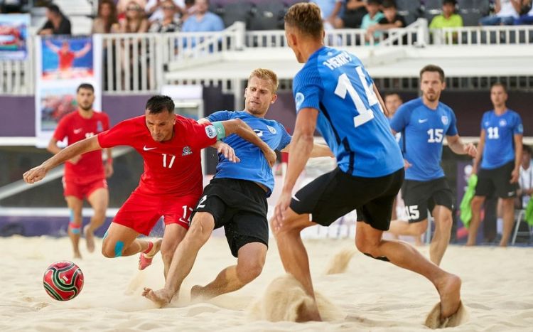 Çimərlik futbolu üzrə Azərbaycan millisi Bakıdakı turnirdə üçüncü matçına çıxacaq