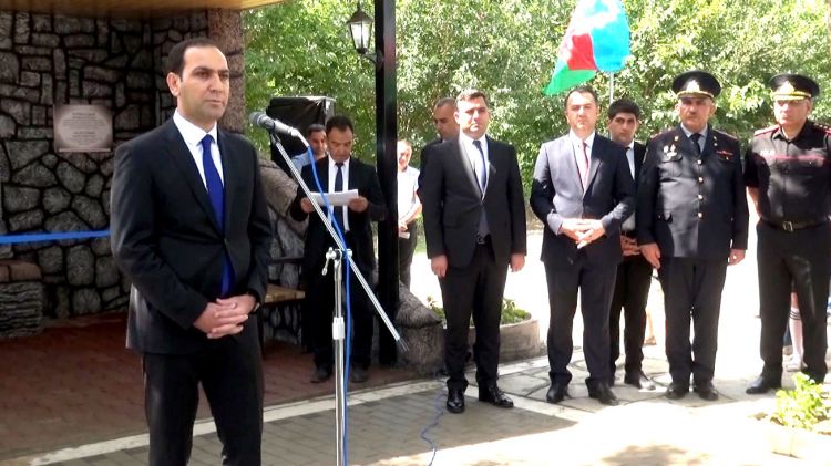 Şərurda şəhidin xatirəsinə bulaq-abidə ucaldılıb<font color=red> - VİDEO</font>