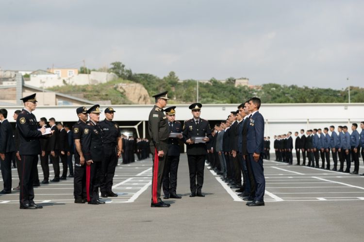 Daha 29 Vətən müharibəsi iştirakçısı polis orqanlarında xidmətə qəbul olunub<font color=red> - FOTOLAR</font>