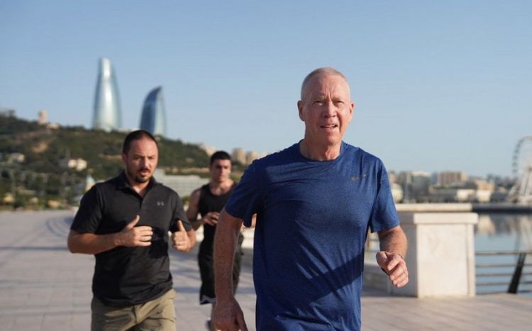 İsrailin müdafiə naziri Bakıdan paylaşım edib: "Azərbaycana səfərim qısa və uğurlu oldu"