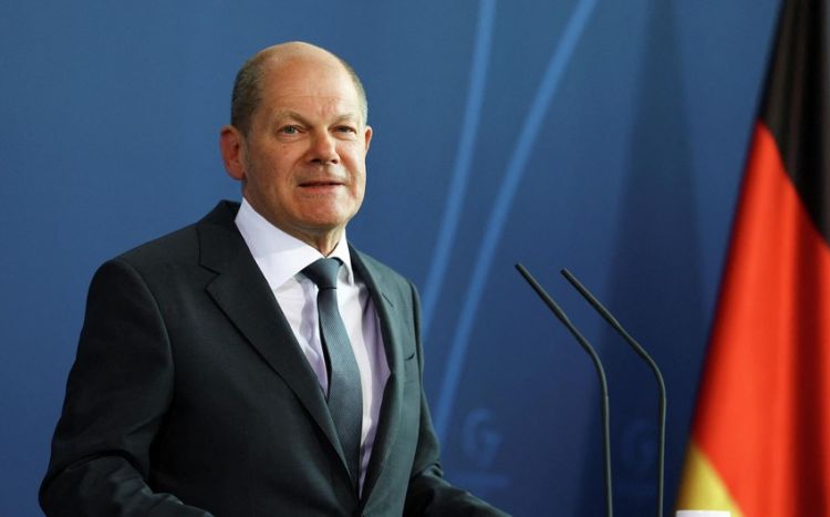 Şolts: "2027-ci ilə qədər Almaniyanın Ukraynaya yardımı 17 milyard avroya çatacaq"