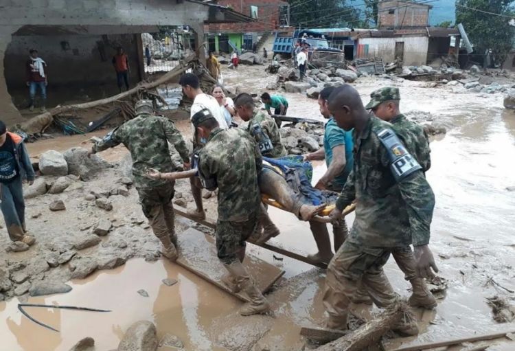 Kolumbiyada daşqınlar 14 nəfərin həyatına son qoyub