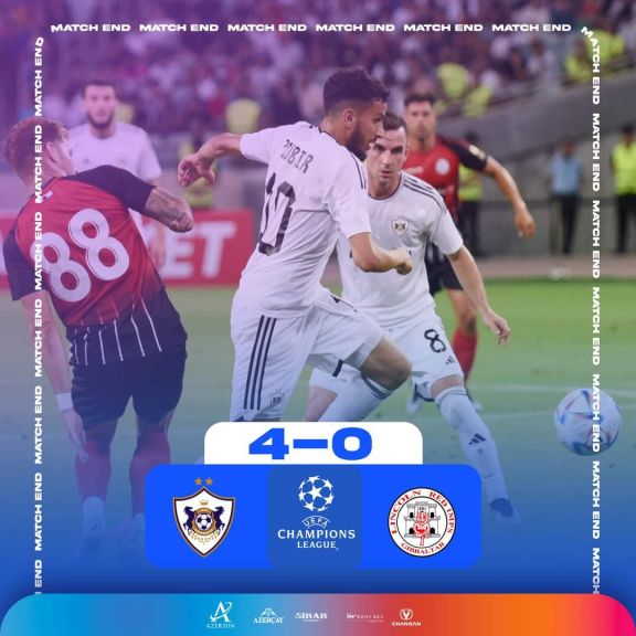 Çempionlar Liqası: “Qarabağ” darmadağınla II təsnifat mərhələsinə vəsiqə qazanıb