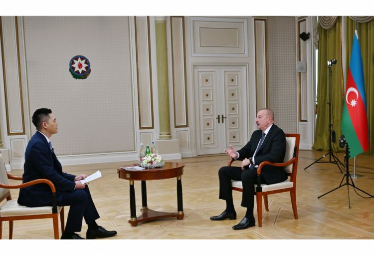 Prezident İlham Əliyev: “Bir kəmər, bir yol” təşəbbüsü dostluğa əlavə təkan və töhfə verəcək