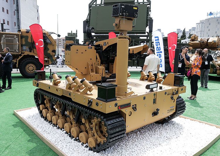 ASELSAN yeni pilotsuz quru platformalarını təqdim edib