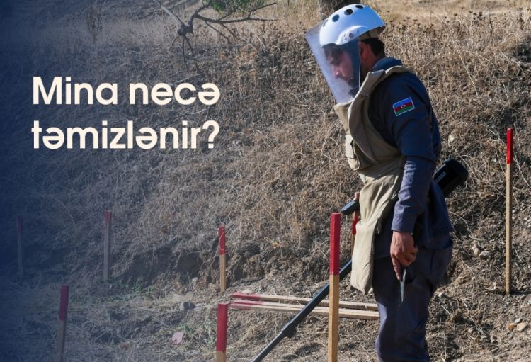 Mina sahələri necə təmizlənir?