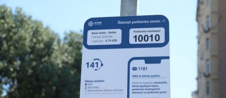 Nəqliyyat vasitələrinin ödənişli parklanmasından daxil olan vəsaitdən istifadə qaydası təsdiqlənib