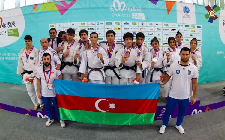 Azərbaycanın yeniyetmə cüdoçuları növbəti dəfə Avropada birinci olublar