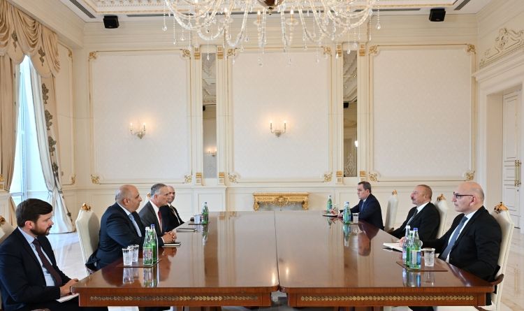 Prezident İlham Əliyev ABŞ Dövlət Departamentinin Qafqaz danışıqları üzrə baş müşavirini qəbul edib