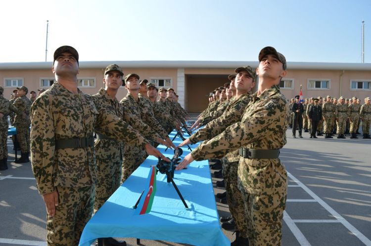 Daxili Qoşunların Naxçıvandakı birləşməsində andiçmə mərasimi keçirilib