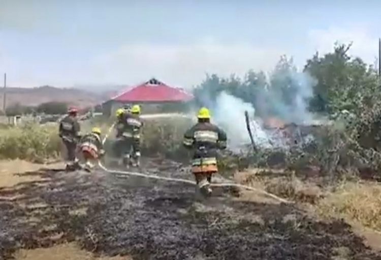 Şərur rayonunun Maxta kəndində baş verən yanğının genişlənməsinin qarşısı alınıb
