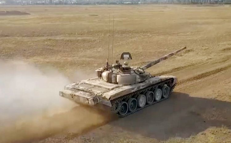 Azərbaycan Ordusunun tank bölmələrində intensiv döyüş hazırlığı məşğələləri keçirilir<font color=red> - VİDEO</font>