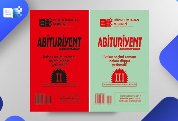 DİM II və III ixtisas qrupu abituriyentləri üçün kitabçalar nəşr edib