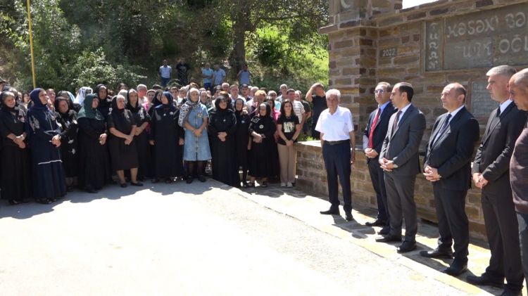 Ordubadda Türk zabitinin xatirəsinə bulaq-abidə ucaldılıb <font color=red> - VİDEO</font>