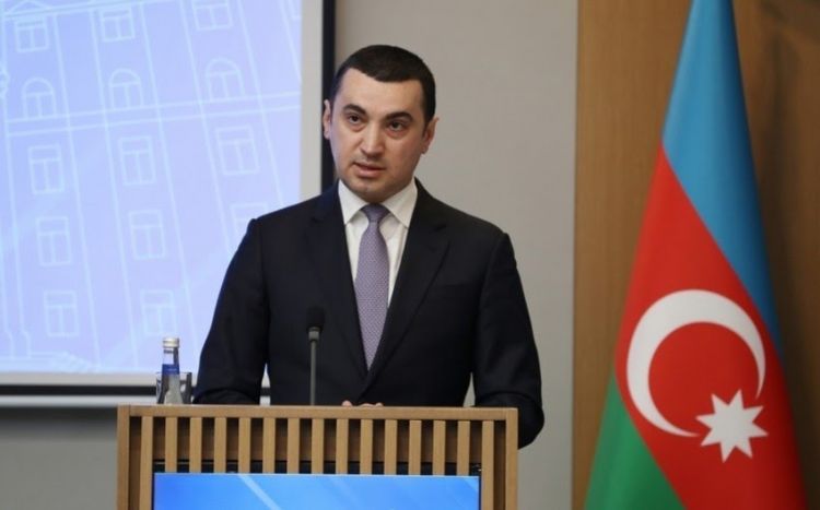Ayxan Hacızadə: "İspaniyanın qanunsuz erməni separatçı rejimini təbliğ etməsi qəbuledilməzdir" 