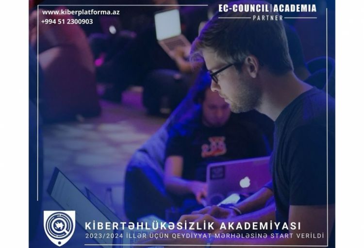 Kibertəhlükəsizlik Akademiyasına tədris üçün qeydiyyat davam edir