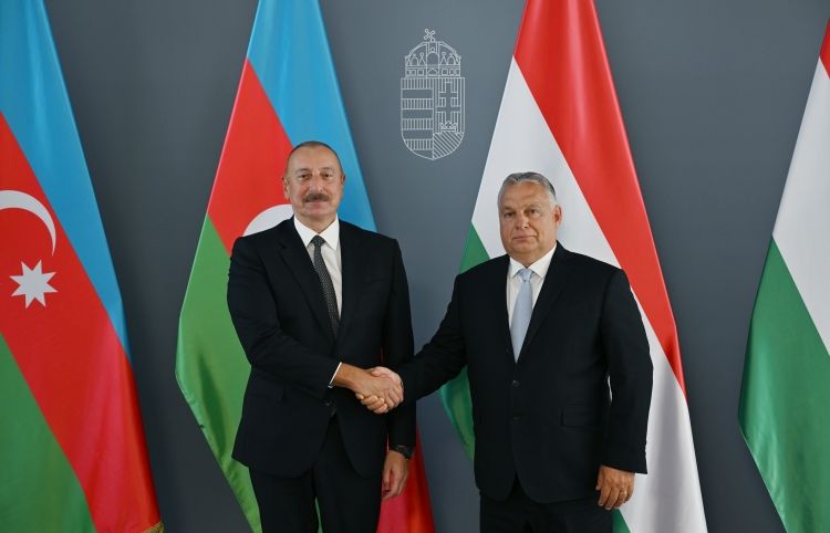 Budapeştdə Azərbaycan Prezidenti İlham Əliyevin Macarıstanın Baş naziri Viktor Orban ilə görüşü olub<font color='red'> - YENİLƏNİB</font><font color=red> - FOTOLAR</font>