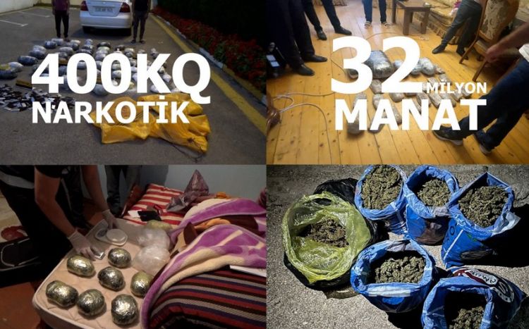 Azərbaycanda 32 milyon manatlıq narkotik qanunsuz dövriyyədən çıxarılıb<font color=red> - VİDEO</font>