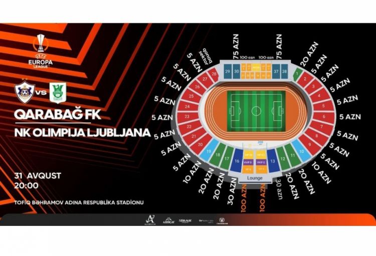 “Qarabağ” - “Olimpiya” oyununun biletləri satışa çıxarılıb
