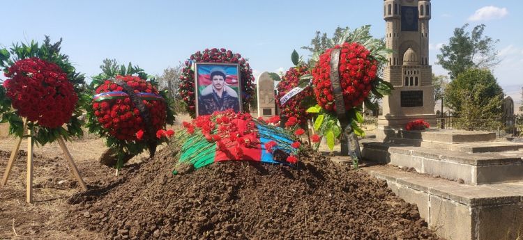 Daşaltı kəndində itkin düşən və cəsədinin qalıqları 31 il sonra tapılan Şamaxı şəhidi dəfn olunub<font color=red> - FOTOLAR</font>