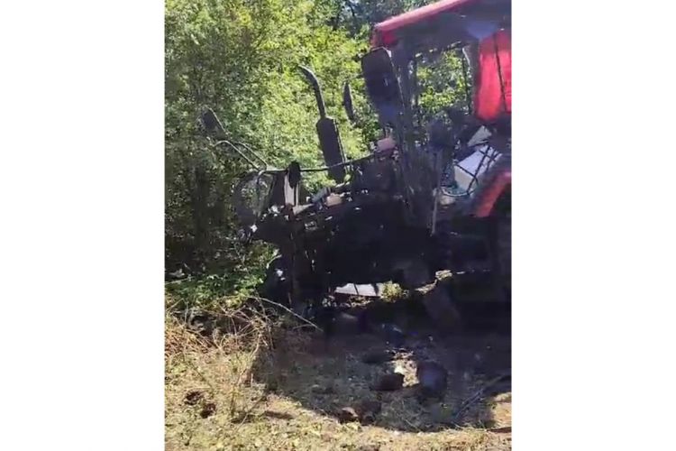 Xocalıda traktor tank əleyhinə minaya düşüb, xəsarət alan var