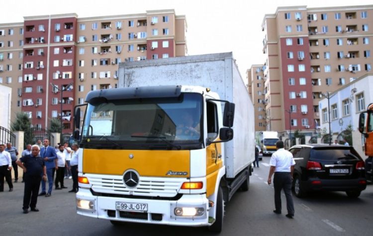 Zabux kəndinə ilk köç karvanı yola salınıb