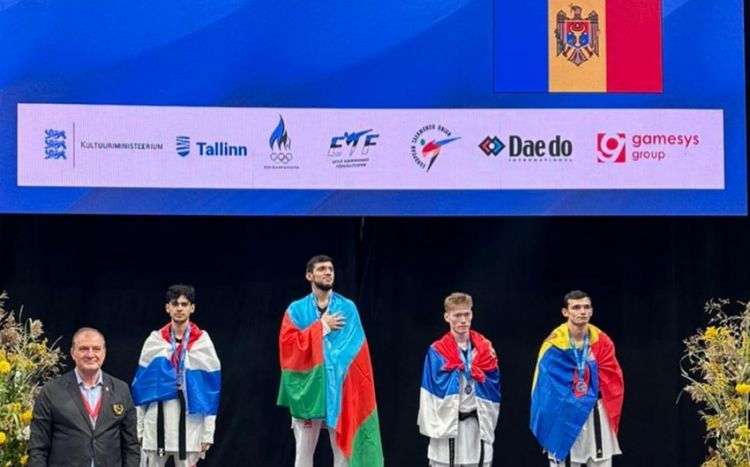 Azərbaycan taekvondoçusu Avropa çempionu olub