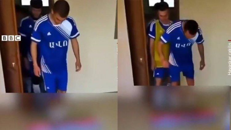 Laçın sərhəd-keçid məntəqəsində saxlanılan erməni futbolçular həbs edilib