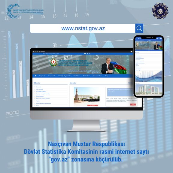 Naxçıvan Muxtar Respublikasının Statistika Komitəsinin veb-saytı yenilənib