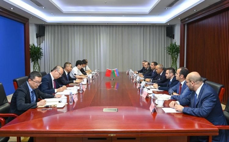 Azərbaycan Çin ilə iqtisadiyyatın rəqəmsallaşdırılmasını müzakirə edib<font color=red> - FOTOLAR</font>