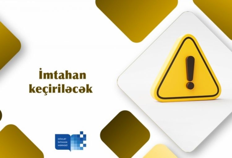 Naxçıvan Muxtar Respublikasının Dövlət Vergi Xidmətinə qəbul olmaq üçün test imtahanı keçiriləcək