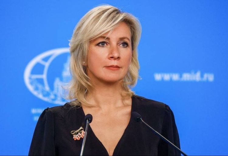 Mariya Zaxarova erməni xalqının bütün bəlalarında Rusiyanın təqsirləndirilməsini yolverilməz hesab edir