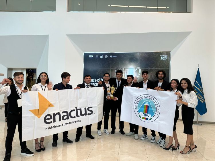 Naxçıvan Dövlət Universitetinin ENACTUS komandası 2023 Enactus Azərbaycan Milli Yarışının qalibi olub<font color=red> - FOTOLAR</font>