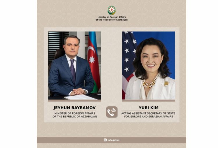 Nazir Ceyhun Bayramovla ABŞ dövlət katibinin köməkçisi arasında növbəti telefon danışığı olub