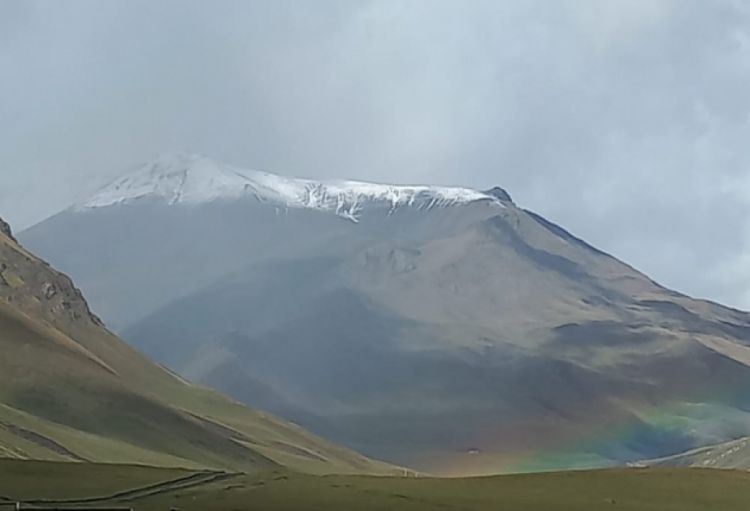 Şahdağa qar yağıb