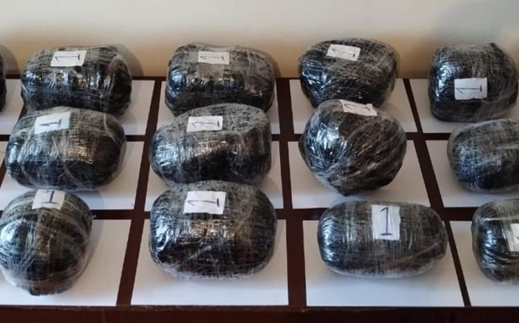 İrandan Azərbaycana 17 kq-dan çox narkotik keçirilməsinin qarşısı alınıb