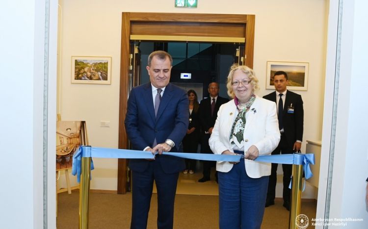 BMT-nin Cenevrədəki tarixi binasında "Azərbaycan otağı" açılıb