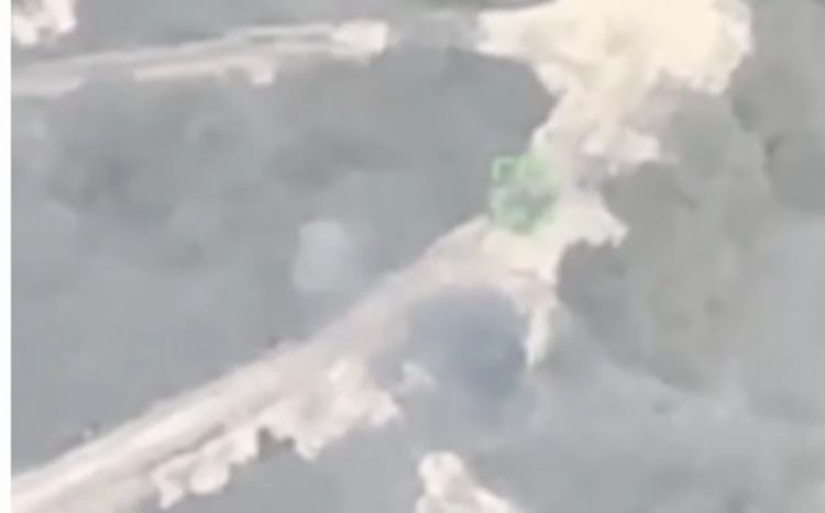 Ermənistan qüvvələrinə məxsus zirehli döyüş texnikasının məhv edilməsinin görüntüləri yayılıb<font color=red> - VİDEO</font>
