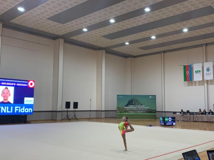 Naxçıvanda bədii gimnastika üzrə beynəlxalq turnir keçirilir<font color=red> - VİDEO</font>