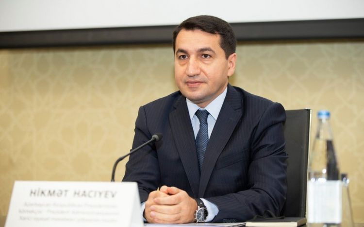 Hikmət Hacıyev: “Sülh müqaviləsinin tez bir zamanda yekunlaşdırılması region üçün daha yaxşıdır"