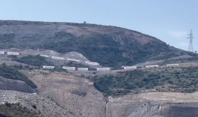 Ermənistan və Fransanın TIR-ları Laçınla sərhəddən geri qaytarıldı<font color=red> - VİDEO</font>