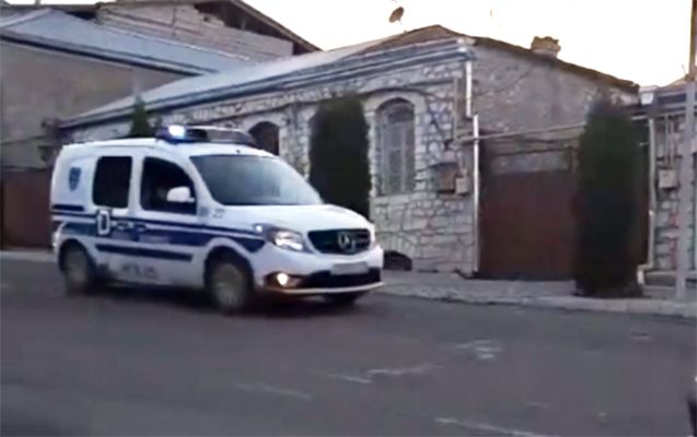 Azərbaycan polisi Xankəndidə<font color=red> - VİDEO</font>