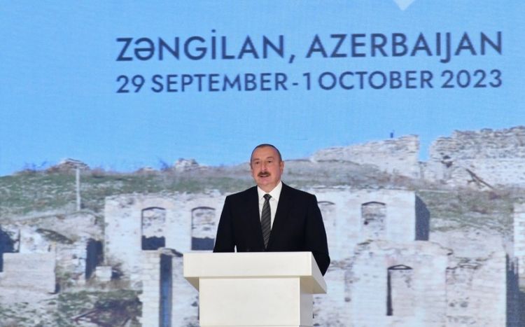 Prezident İlham Əliyev: "Ermənistan kriminal hərbi cinayətkarlar tərəfindən idarə olunan bir rejim idi"