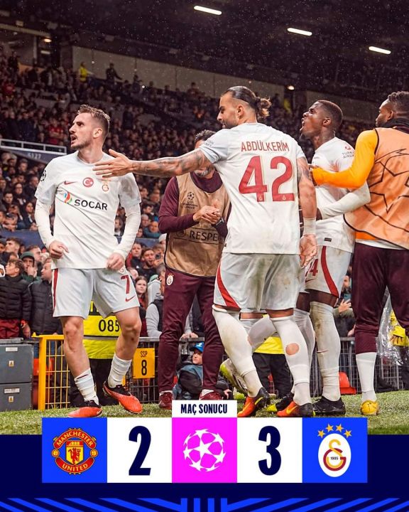Çempionlar Liqası: “Qalatasaray” İngiltərədə “Mançester Yunayted”i məğlub edib