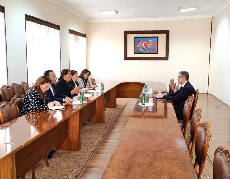 UNICEF-in Azərbaycandakı Nümayəndəliyinin Uşaq Müdafiəsi Proqramının rəhbəri Ramilə Seyidova ilə görüşüb